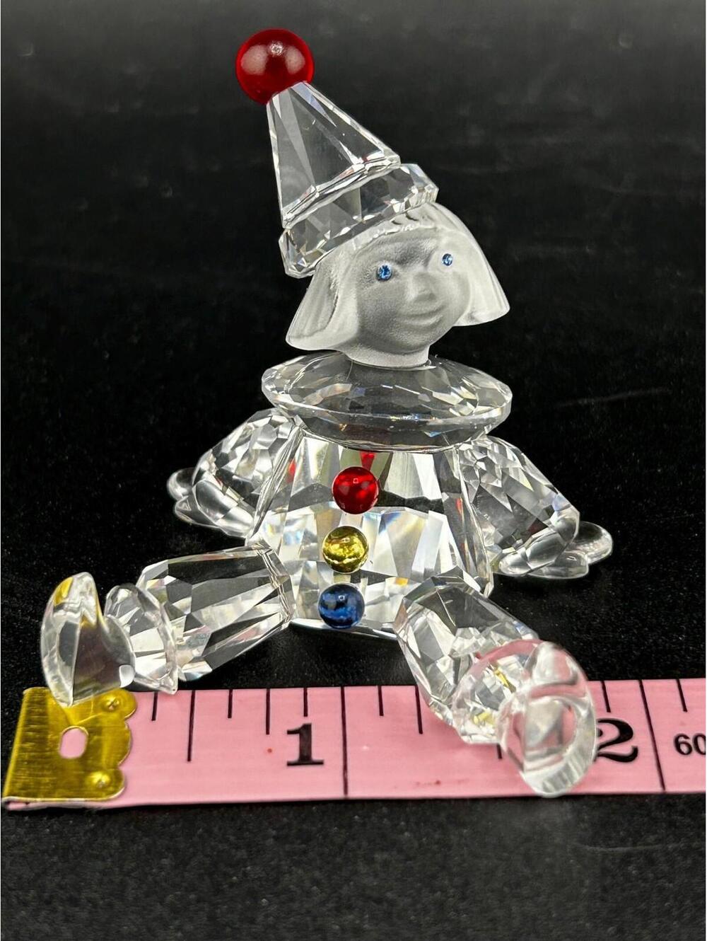 Swarovski Silver Crystal Clown Figurine - Picture 8 of 9